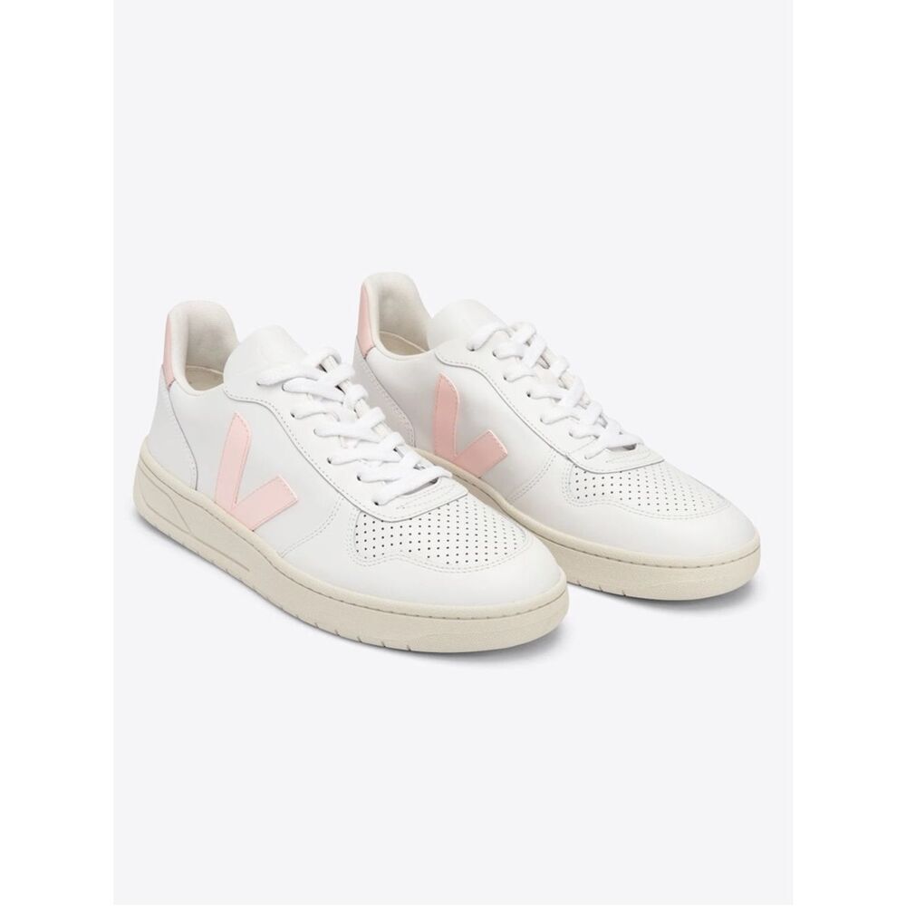 Veja V-10 Bastille Trainer White Pink (Petale)